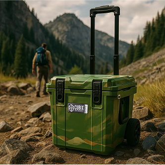 46 Quart Rotomolded Cooler With Wheels