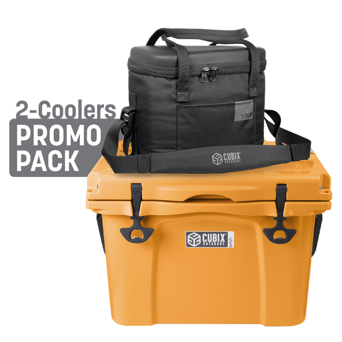 25 Quart Viva Cooler - Rotomolded - Zesty Orange