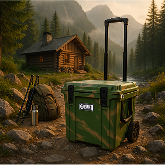 46 Quart Rotomolded Cooler With Wheels