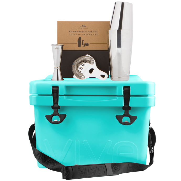 LIMITED EDITION 14 Quart Viva Hard Cooler + 4-Piece Bar Set