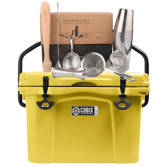 LIMITED EDITION 25 Quart Viva Hard Cooler + 14-Piece Bar Set