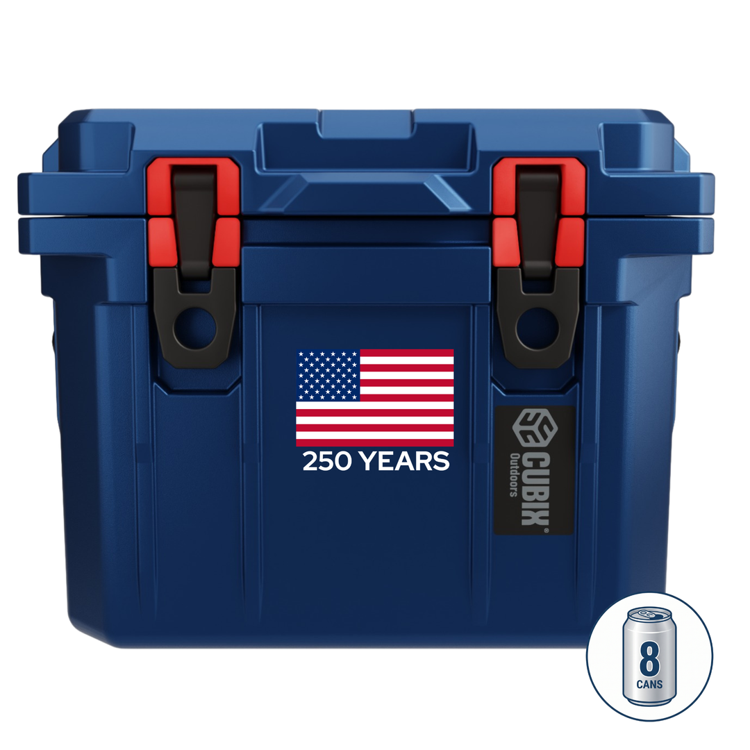 Free America 250 Upgrade-10 Quart Personal Cooler/Lunchbox