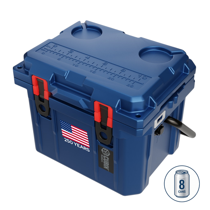 Free America 250 Upgrade-10 Quart Personal Cooler/Lunchbox