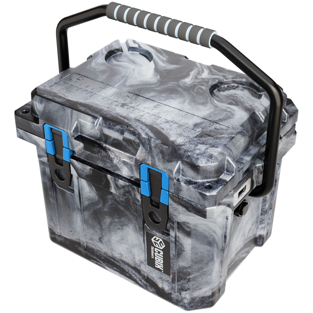 QuadraX 10QT Personal Cooler – Rotomolded Hard Cooler with 72-Hr Ice Retention & Lifetime Warranty