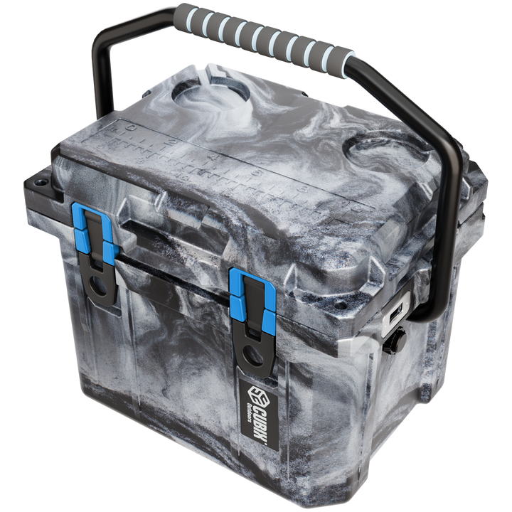 QuadraX 10QT Personal Cooler – Rotomolded Hard Cooler with 72-Hr Ice Retention & Lifetime Warranty