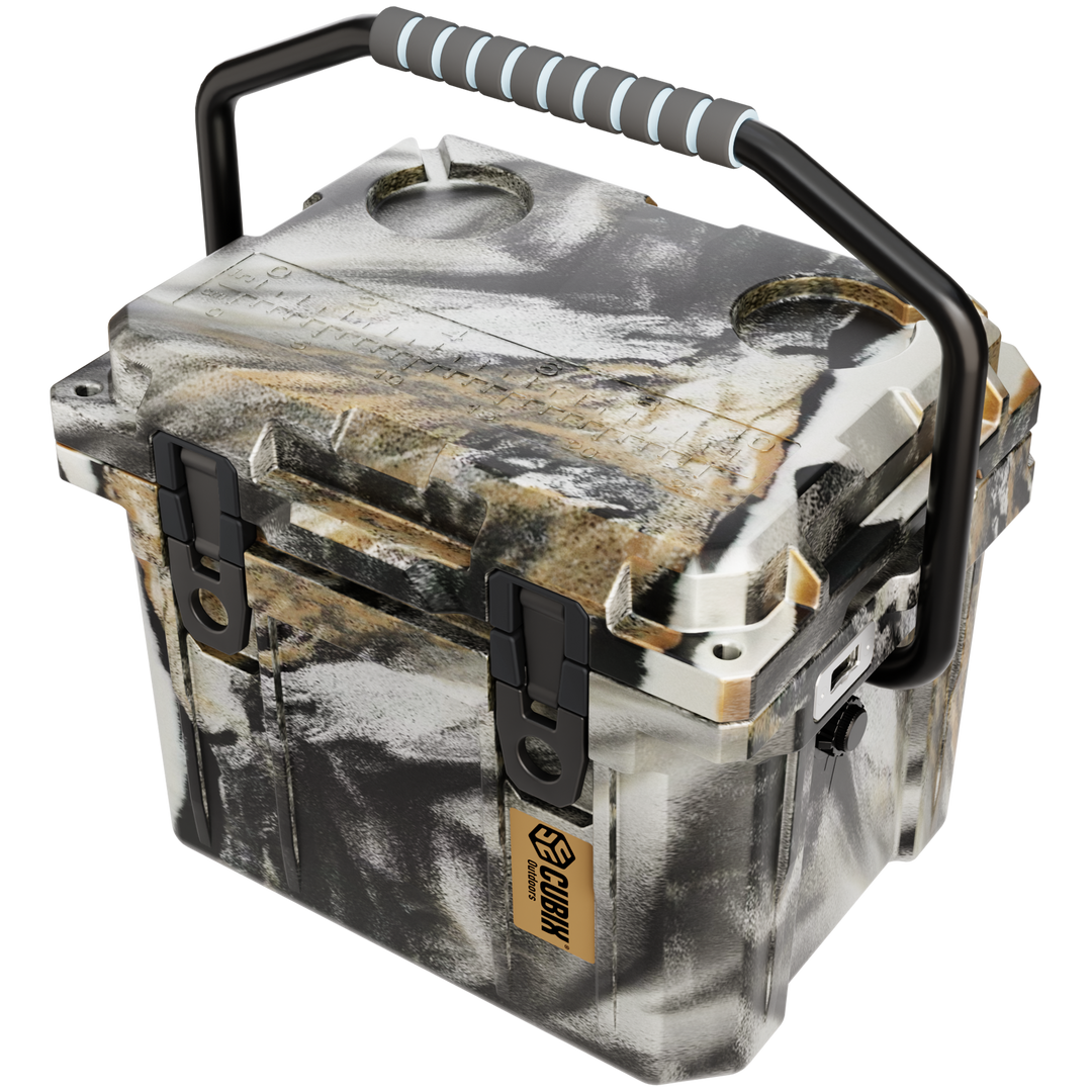 QuadraX 10QT Personal Cooler – Rotomolded Hard Cooler with 72-Hr Ice Retention & Lifetime Warranty