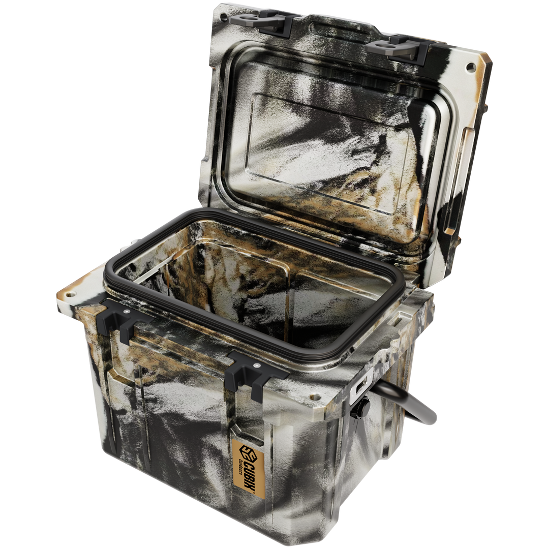 QuadraX 10QT Personal Cooler – Rotomolded Hard Cooler with 72-Hr Ice Retention & Lifetime Warranty