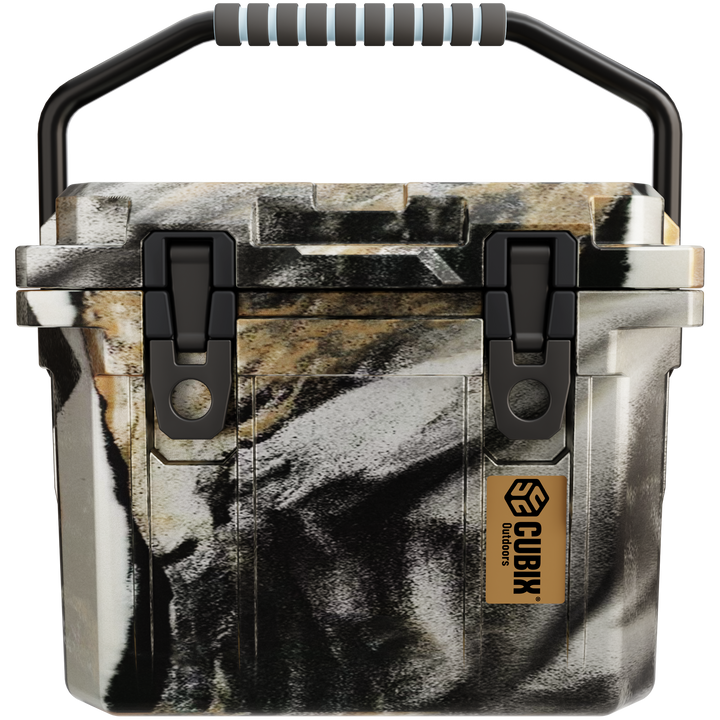 QuadraX 10QT Personal Cooler – Rotomolded Hard Cooler with 72-Hr Ice Retention & Lifetime Warranty