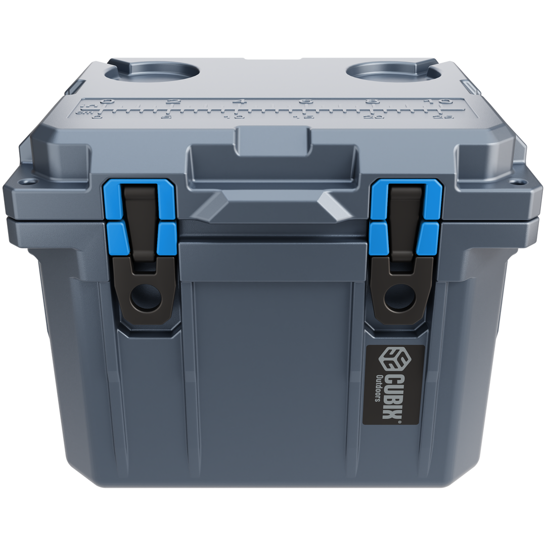 QuadraX 10QT Personal Cooler – Rotomolded Hard Cooler with 72-Hr Ice Retention & Lifetime Warranty