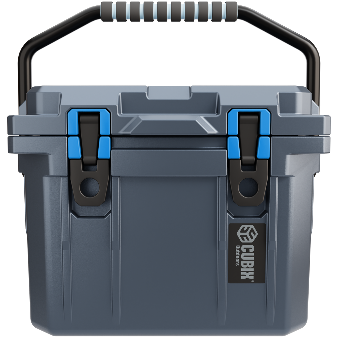 QuadraX 10QT Personal Cooler – Rotomolded Hard Cooler with 72-Hr Ice Retention & Lifetime Warranty