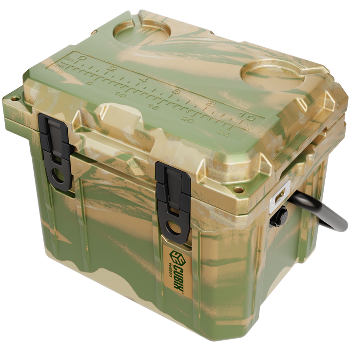 QuadraX 10QT Personal Cooler – Rotomolded Hard Cooler with 72-Hr Ice Retention & Lifetime Warranty