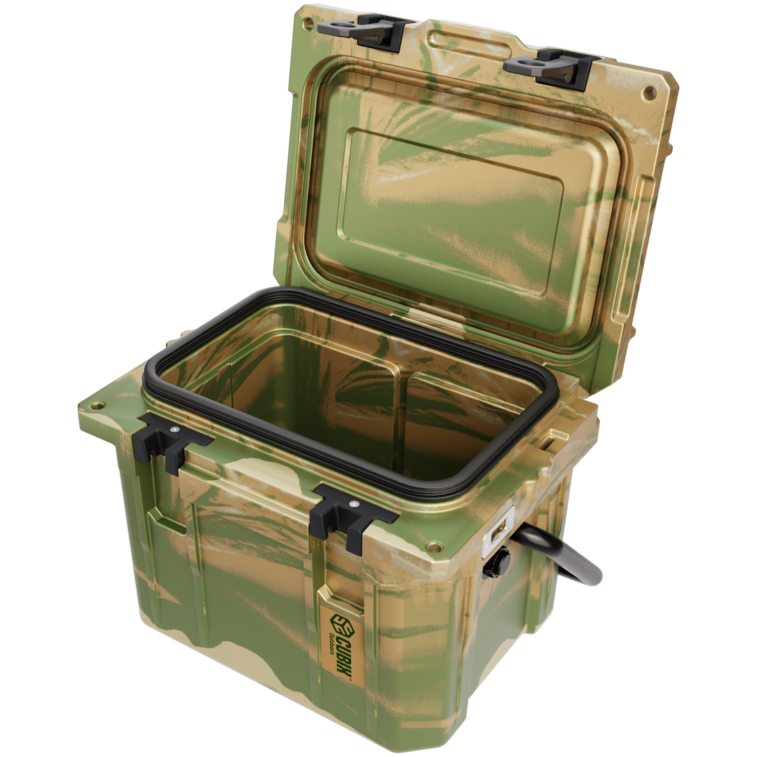 QuadraX 10QT Personal Cooler – Rotomolded Hard Cooler with 72-Hr Ice Retention & Lifetime Warranty