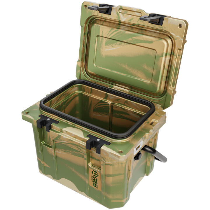 QuadraX 10QT Personal Cooler – Rotomolded Hard Cooler with 72-Hr Ice Retention & Lifetime Warranty