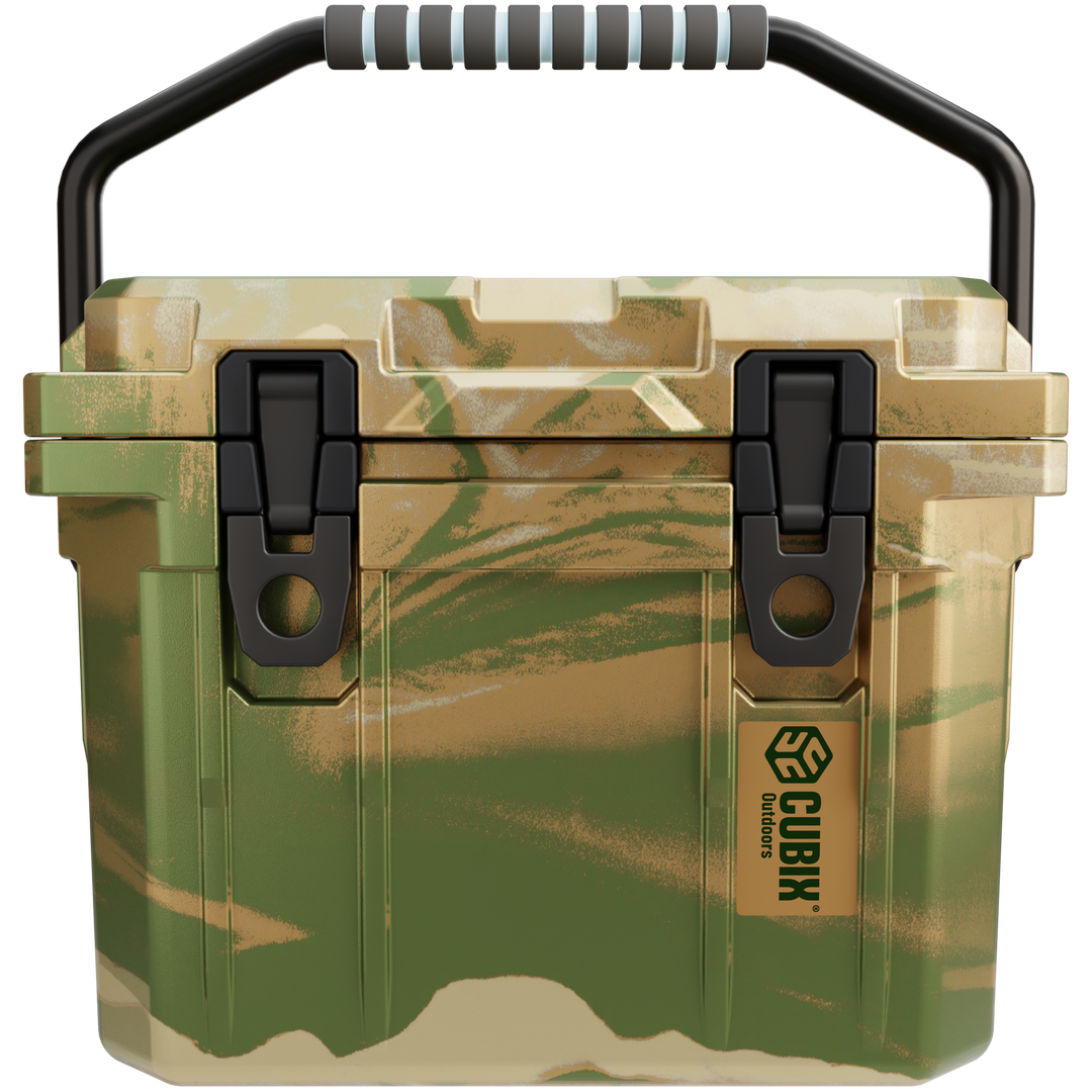 QuadraX 10QT Personal Cooler – Rotomolded Hard Cooler with 72-Hr Ice Retention & Lifetime Warranty