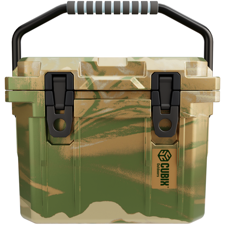 QuadraX 10QT Personal Cooler – Rotomolded Hard Cooler with 72-Hr Ice Retention & Lifetime Warranty