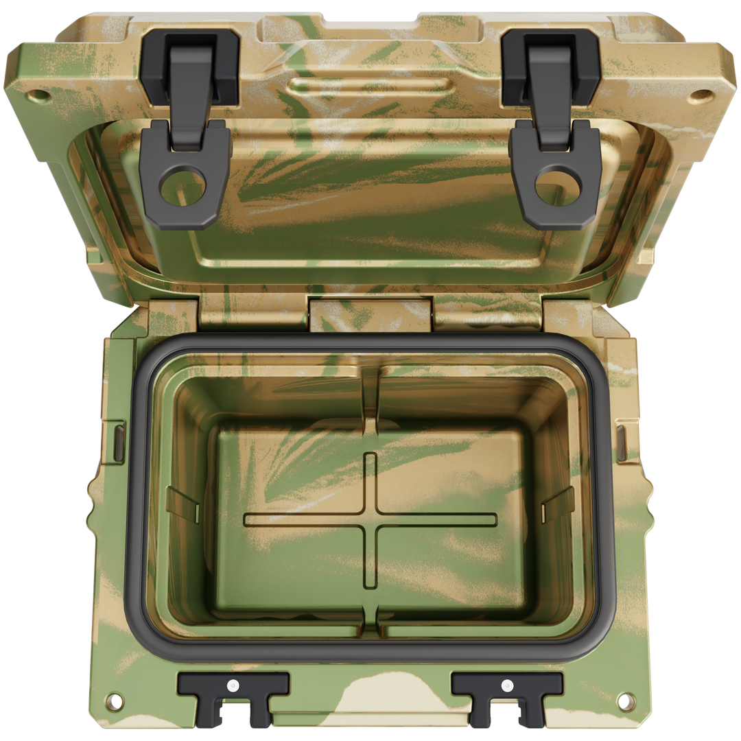 QuadraX 10QT Personal Cooler – Rotomolded Hard Cooler with 72-Hr Ice Retention & Lifetime Warranty