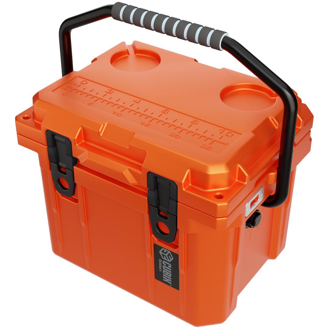 QuadraX 10QT Personal Cooler – Rotomolded Hard Cooler with 72-Hr Ice Retention & Lifetime Warranty