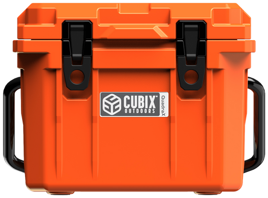 10 Quart QuadraX Cooler - Rotomolded - Ember Orange