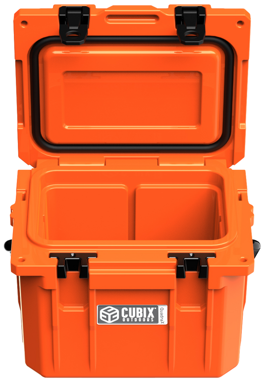 10 Quart QuadraX Cooler - Rotomolded - Ember Orange