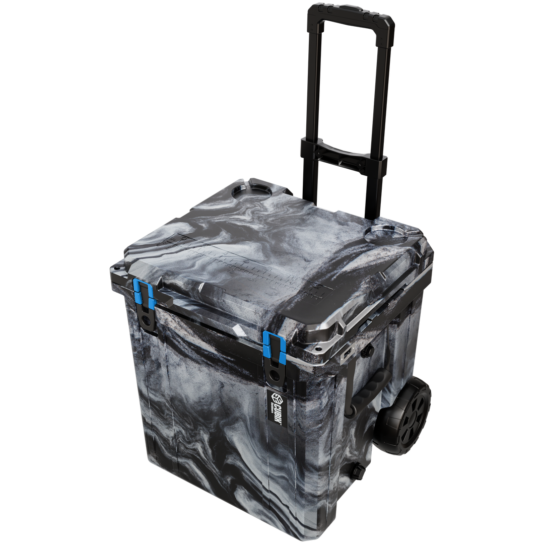 46 Quart Rotomolded Cooler With Wheels - QuadraX