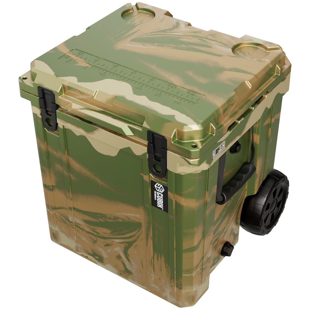 46 Quart Rotomolded Cooler With Wheels - QuadraX