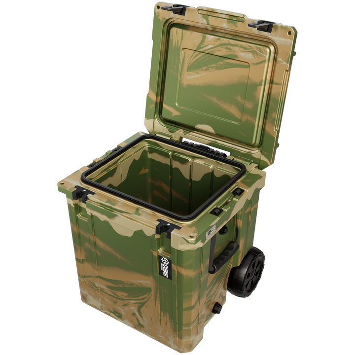 46 Quart Rotomolded Cooler With Wheels - QuadraX