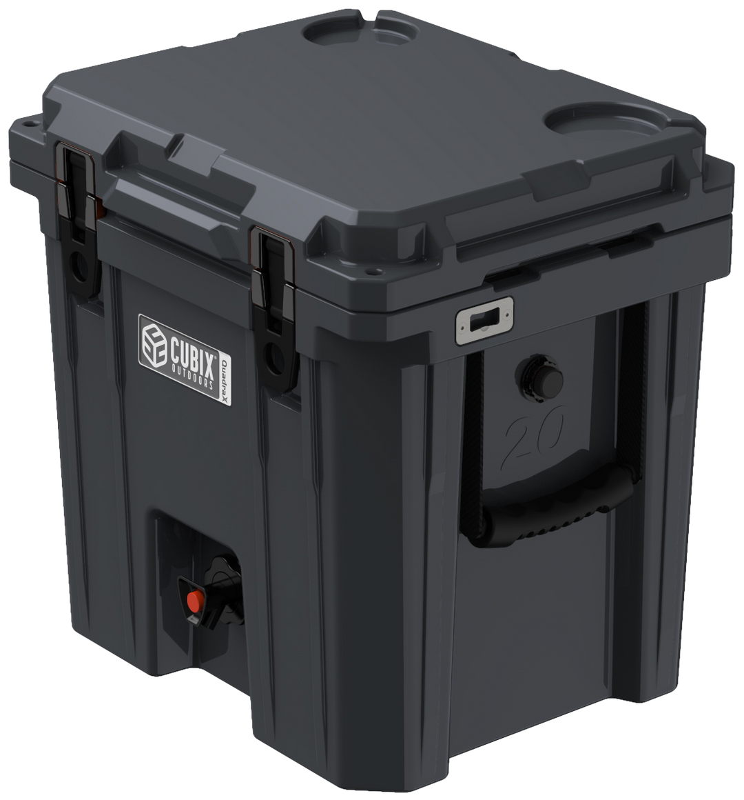 5 Gallon, 2-in-1 Beverage Dispenser/Cooler - QuadraX Hard Cooler