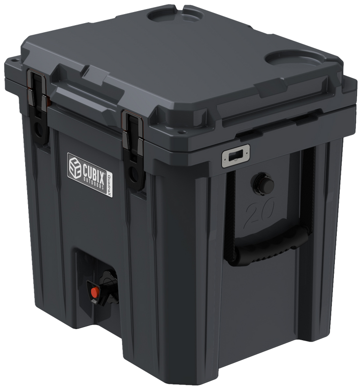 5 Gallon, 2-in-1 Beverage Dispenser/Cooler - QuadraX Hard Cooler