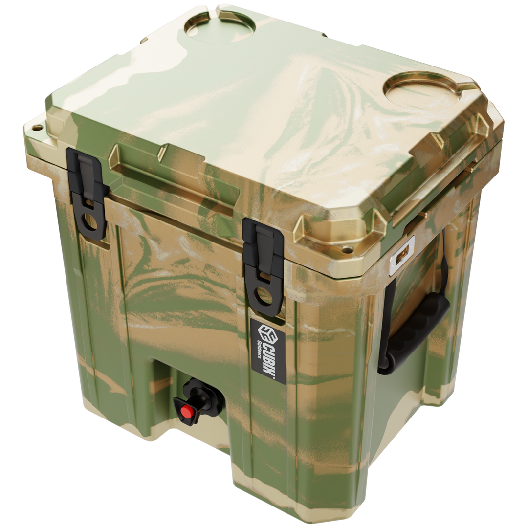 5 Gallon, 2-in-1 Beverage Dispenser/Cooler - QuadraX Hard Cooler