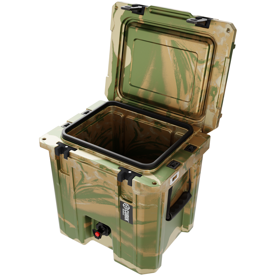 5 Gallon, 2-in-1 Beverage Dispenser/Cooler - QuadraX Hard Cooler