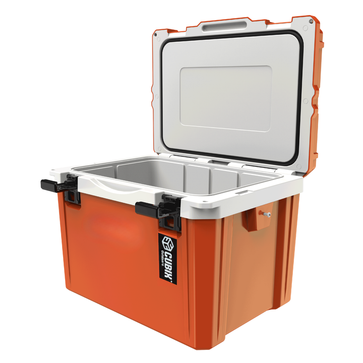 Cubix lightweight cooler keeps items cold for up to 48 hours.