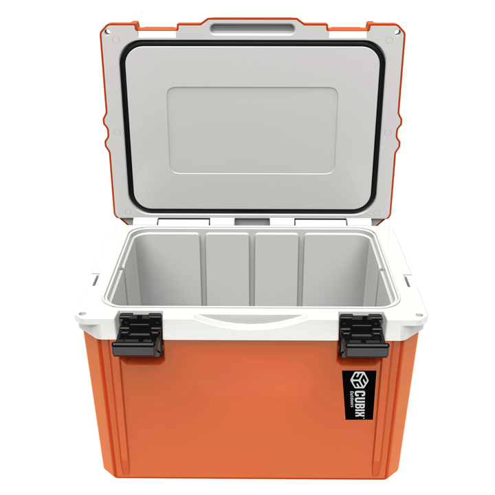 Cubix lightweight cooler easy-clean interior.