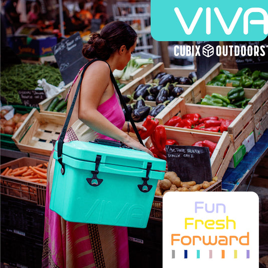 LIMITED EDITION 14 Quart Viva Hard Cooler + 4-Piece Bar Set