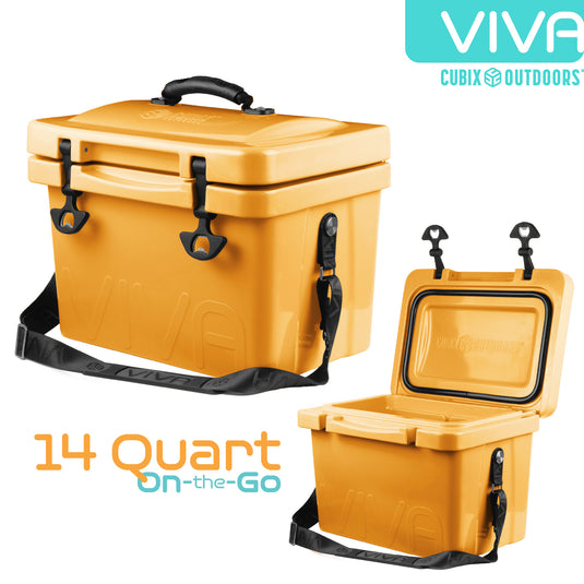 14 Quart Viva Hard Cooler in Zesty Orange