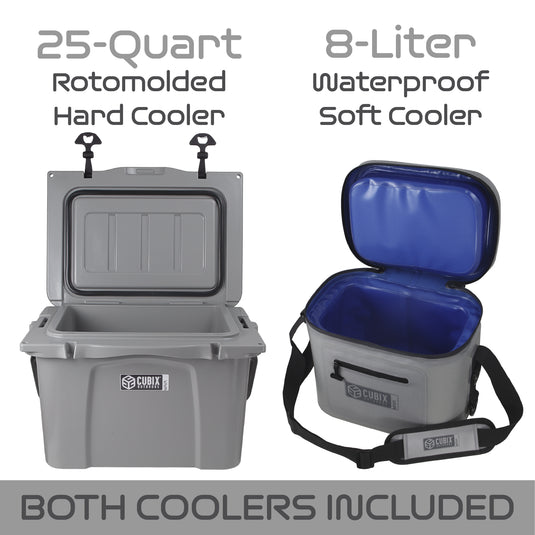 25 Quart Viva Cooler - Rotomolded - Cloud Grey