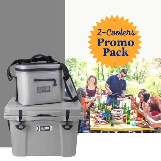 25 Quart Viva Cooler - Rotomolded - Cloud Grey