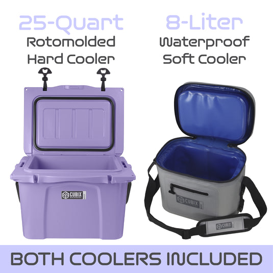 25 Quart Viva Cooler - Rotomolded - Lavender Field