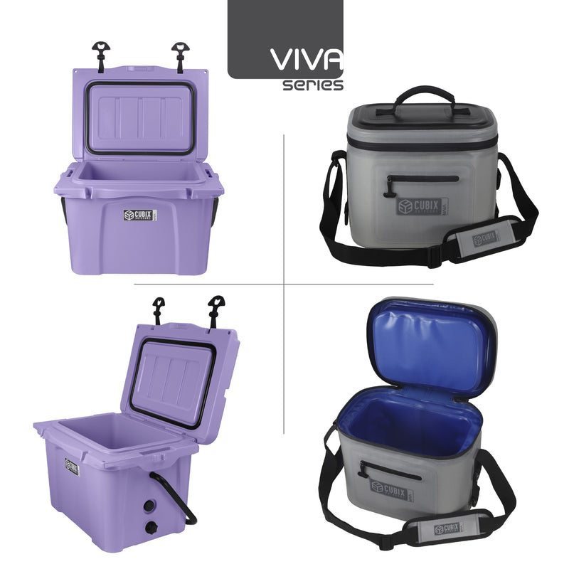 Load image into Gallery viewer, 25 Quart Viva Cooler - Rotomolded - Lavender Field
