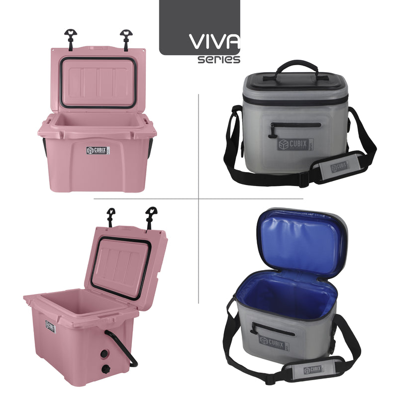 Load image into Gallery viewer, 25 Quart Viva Cooler - Rotomolded - Rose Quartz
