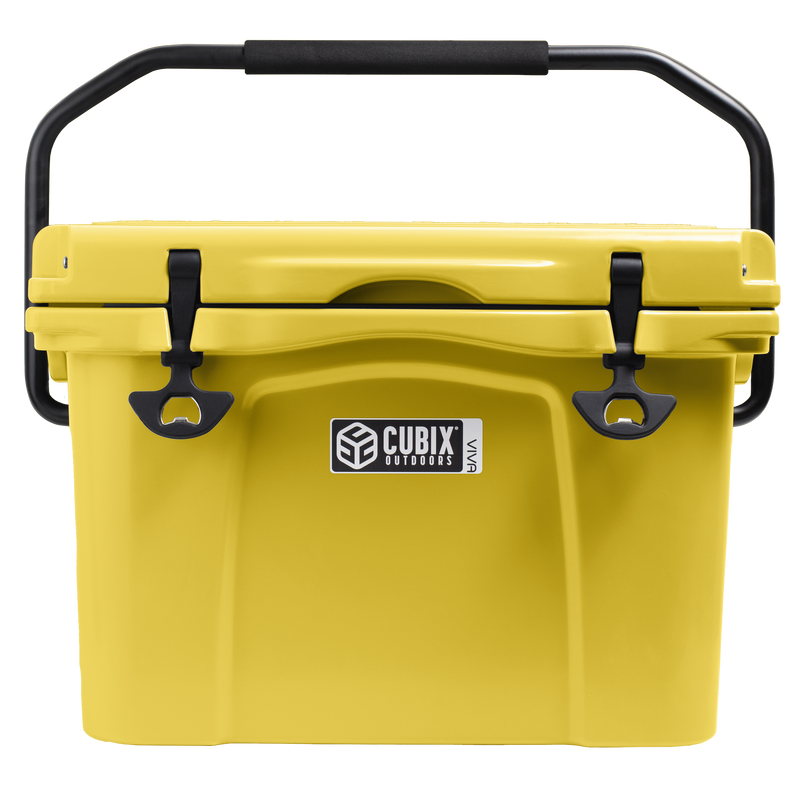 Load image into Gallery viewer, 25 Quart Viva Cooler - Rotomolded - Sunflower Yellow
