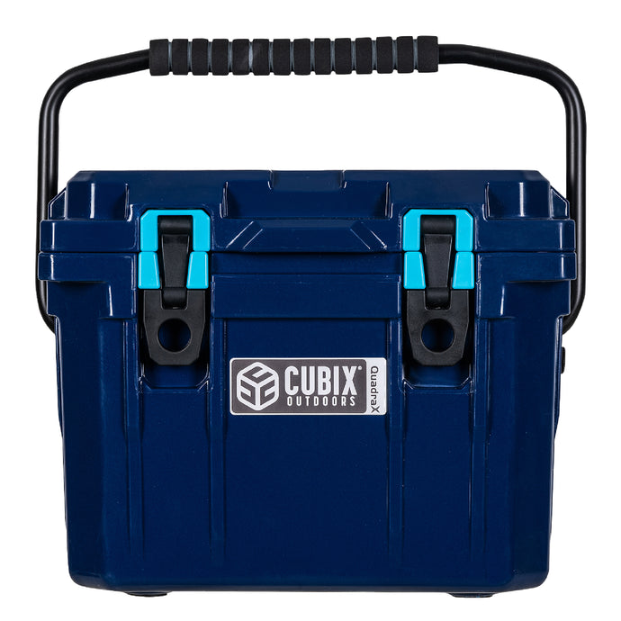 10 Quart QuadraX Cooler - Rotomolded - Abyss Blue
