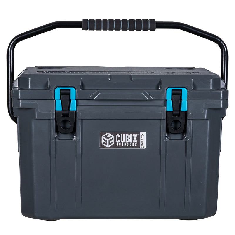Load image into Gallery viewer, 20 Quart QuadraX Cooler - Rotomolded - Granite Grey
